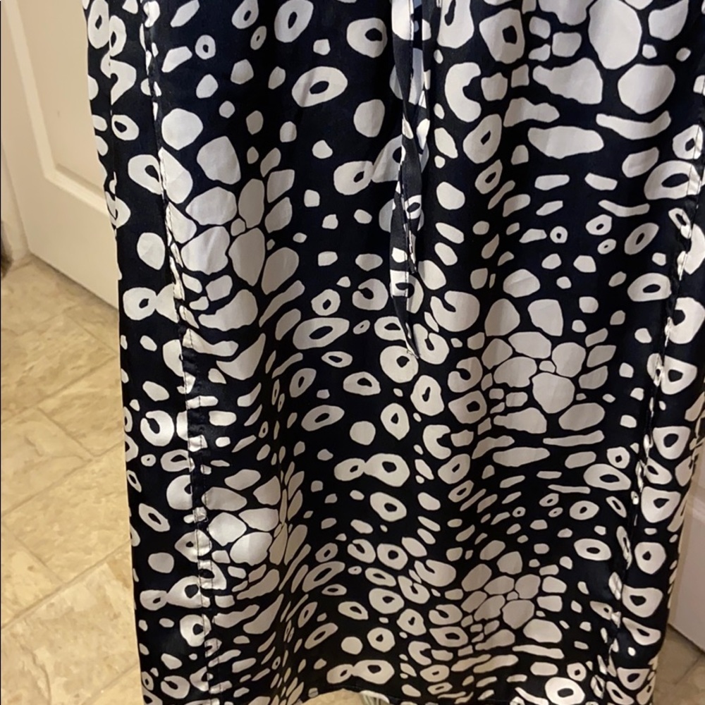 Old navy animal print black & white dress large - Picture 8 of 8